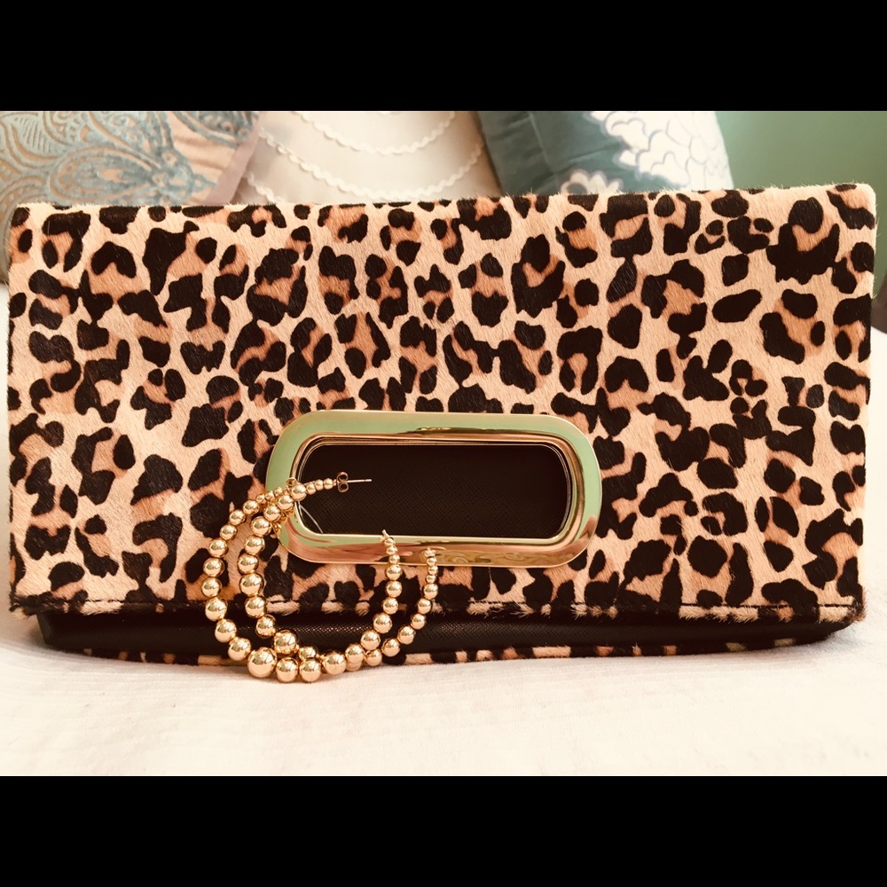Reduced!!!! Banana Republic Leopard Clutch